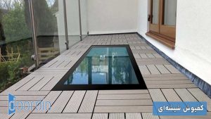 کفپوش شیشه ای